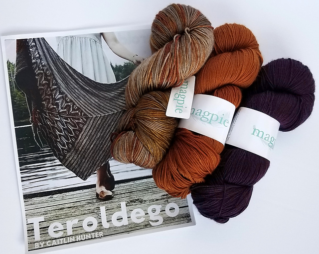 Caitlin Hunter's Teroldego Shawl